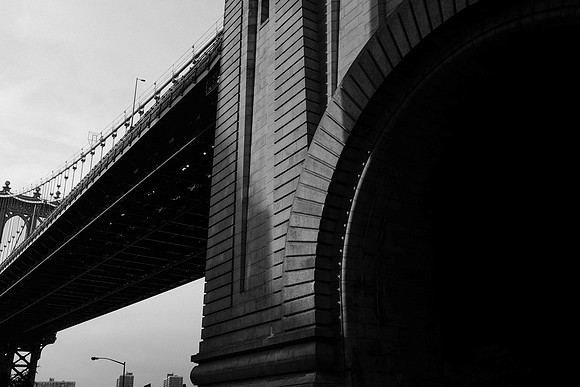 Manhattan Bridge in Shadow